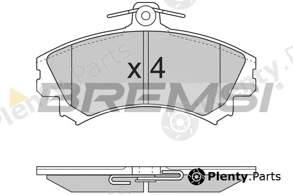 Bremsi BP2702 — Brake Pad Set, disc brake