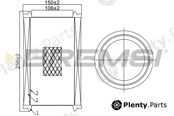 Bremsi FA1068 — Air Filter