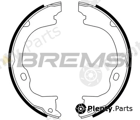 Bremsi GF4941 — Brake Shoe Set, parking brake