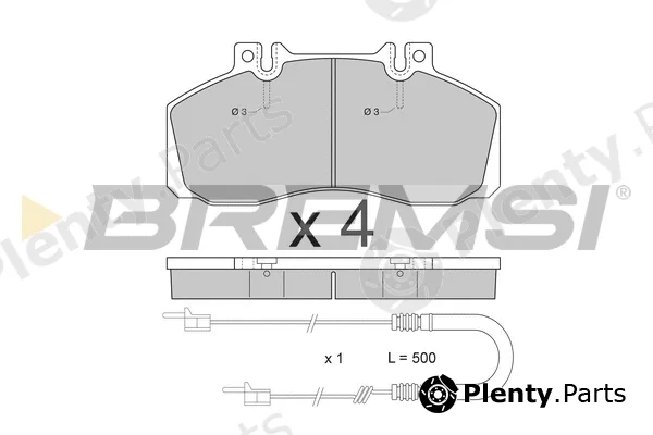 Bremsi BP2409 — Brake Pad Set, disc brake