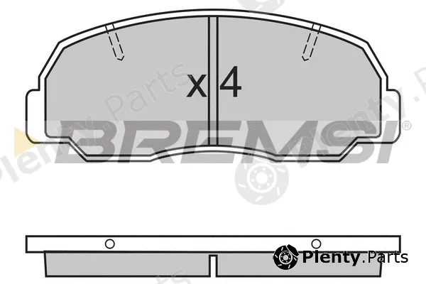 Bremsi BP2297 — Brake Pad Set, disc brake