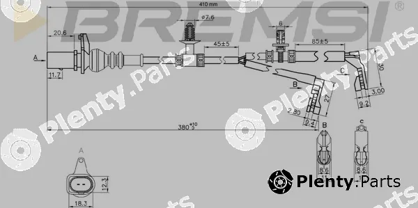 Bremsi WI0970 — Warning Contact, brake pad wear