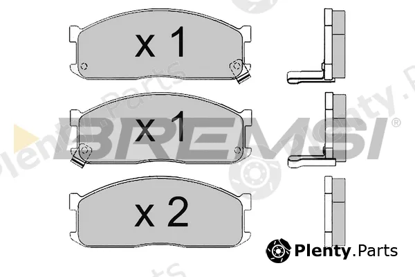 Bremsi BP2390 — Brake Pad Set, disc brake