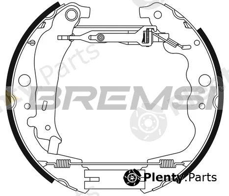 Bremsi GK0439 — Brake Shoe Set