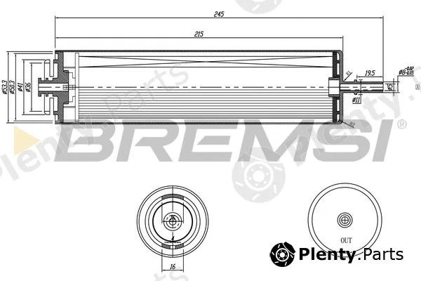 Bremsi FE0353 — Fuel Filter