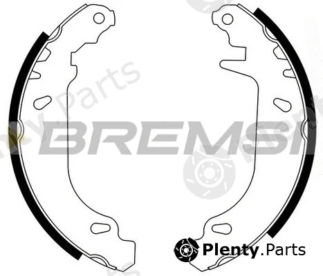Bremsi GF0415 — Brake Shoe Set