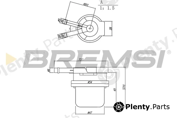 Bremsi FE1889 — Fuel Filter