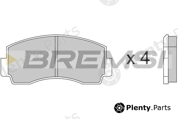 Bremsi BP2168 — Brake Pad Set, disc brake