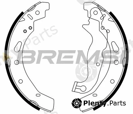 Bremsi GF0247 — Brake Shoe Set