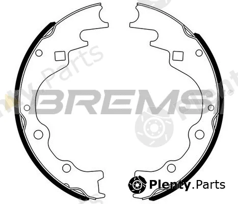 Bremsi GF0787 — Brake Shoe Set