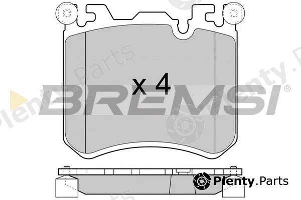 Bremsi BP3419 — Brake Pad Set, disc brake
