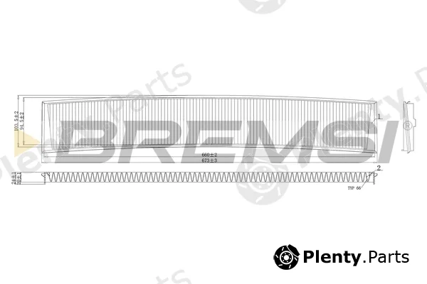 Bremsi FC0485C — Filter, cabin air