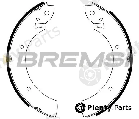 Bremsi GF0207 — Brake Shoe Set