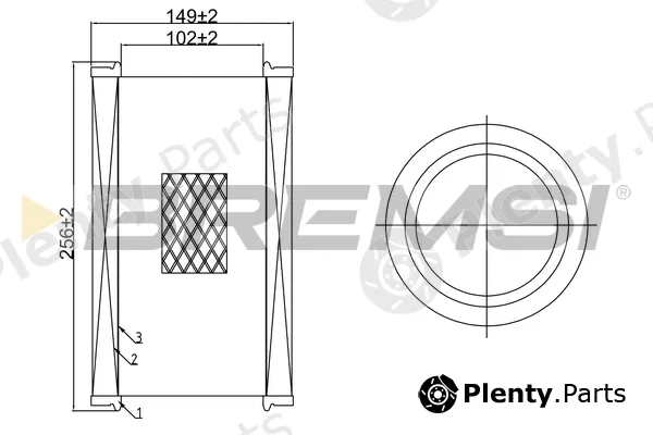 Bremsi FA0645 — Air Filter