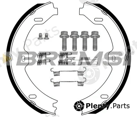 Bremsi GF0312-1 — Brake Shoe Set, parking brake