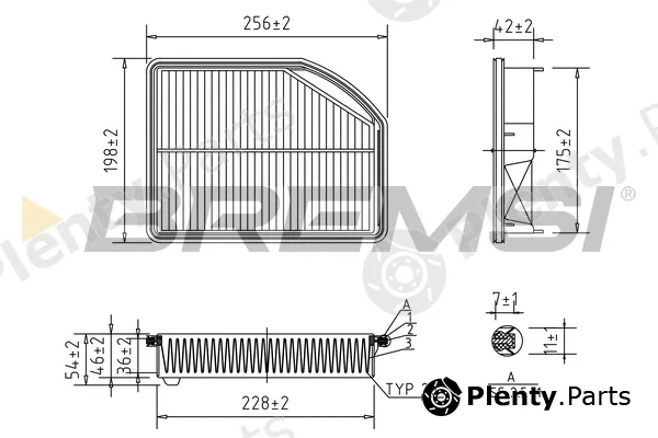 Bremsi FA1129 — Air Filter