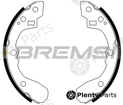 Bremsi GF0762 — Brake Shoe Set
