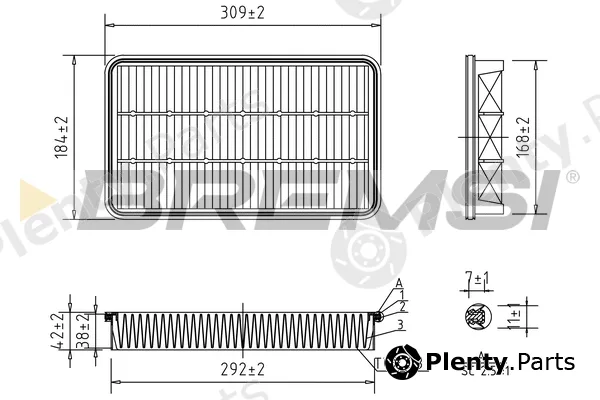 Bremsi FA2275 — Air Filter
