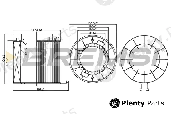 Bremsi FA1268 — Air Filter