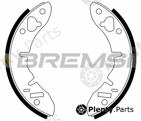Bremsi GF0262 — Brake Shoe Set