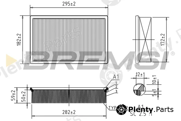 Bremsi FA2319 — Air Filter