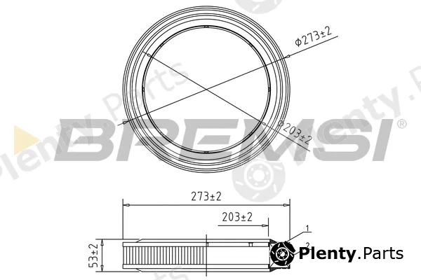 Bremsi FA2003 — Air Filter