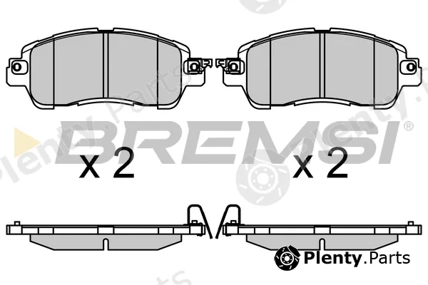 Bremsi BP3706 — Brake Pad Set, disc brake
