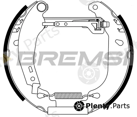 Bremsi GK0018 — Brake Shoe Set