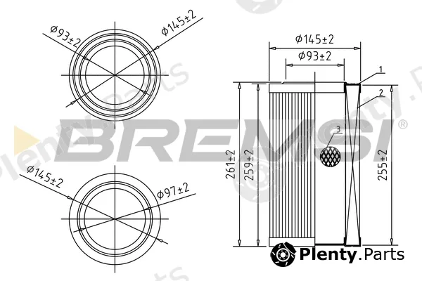 Bremsi FA0584 — Air Filter