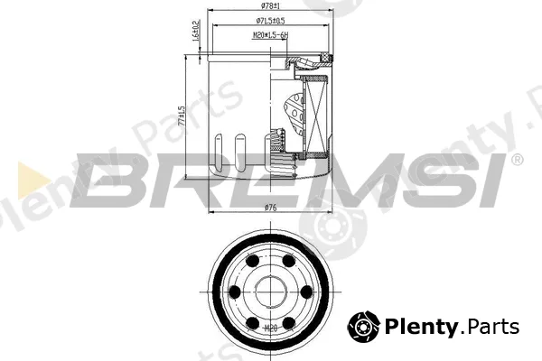 Bremsi FL0145 — Oil Filter