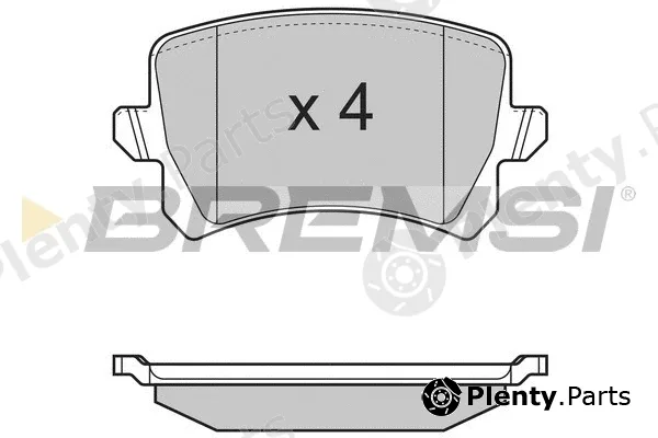 Bremsi BP3366 — Brake Pad Set, disc brake