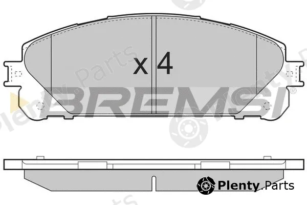 Bremsi BP3481 — Brake Pad Set, disc brake