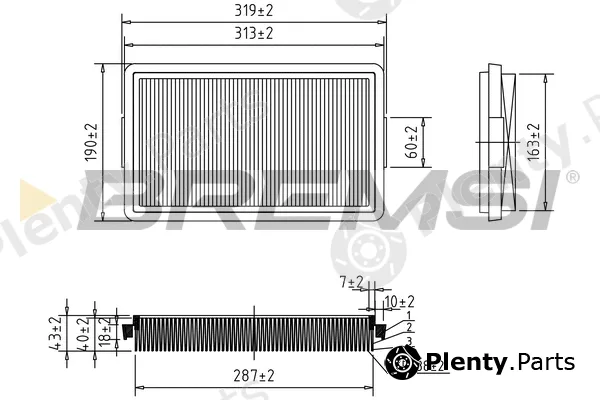 Bremsi FA2085 — Air Filter