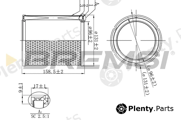 Bremsi FA2295 — Air Filter
