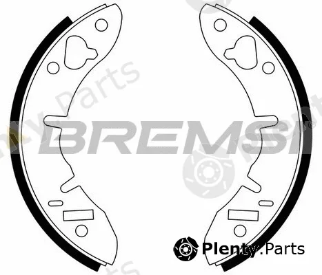 Bremsi GF0261 — Brake Shoe Set