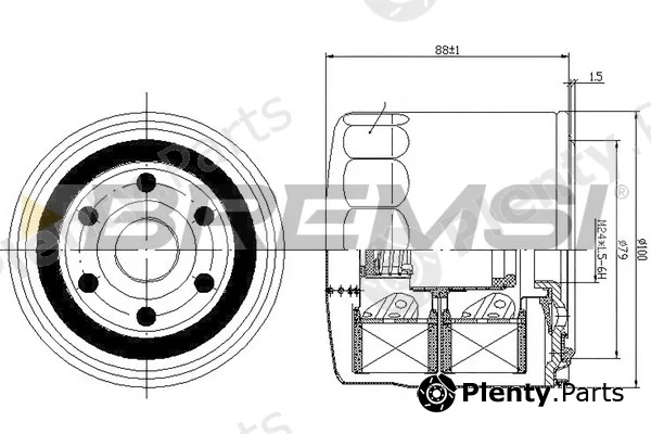 Bremsi FL0710 — Oil Filter
