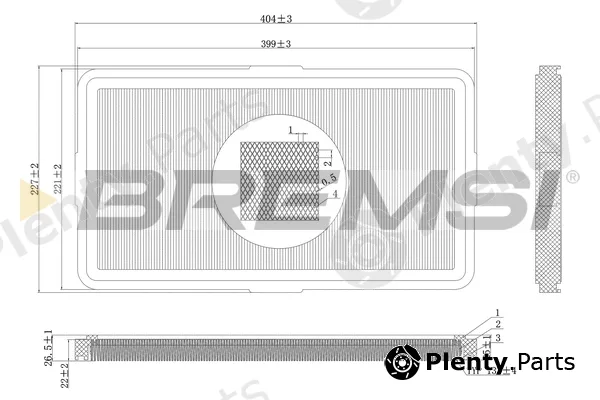 Bremsi FA2147 — Air Filter