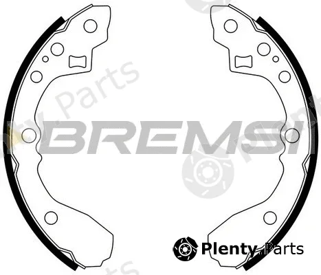 Bremsi GF0778 — Brake Shoe Set