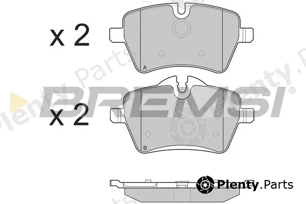 Bremsi BP3247 — Brake Pad Set, disc brake