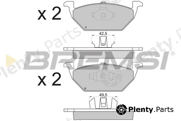 Bremsi BP2835 — Brake Pad Set, disc brake