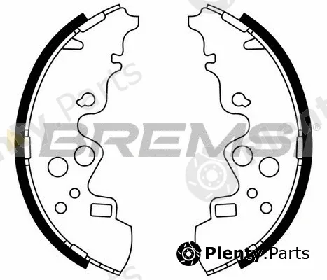 Bremsi GF0801 — Brake Shoe Set