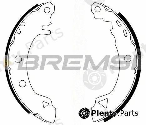 Bremsi GF0418 — Brake Shoe Set