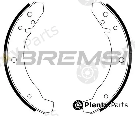 Bremsi GF0535 — Brake Shoe Set