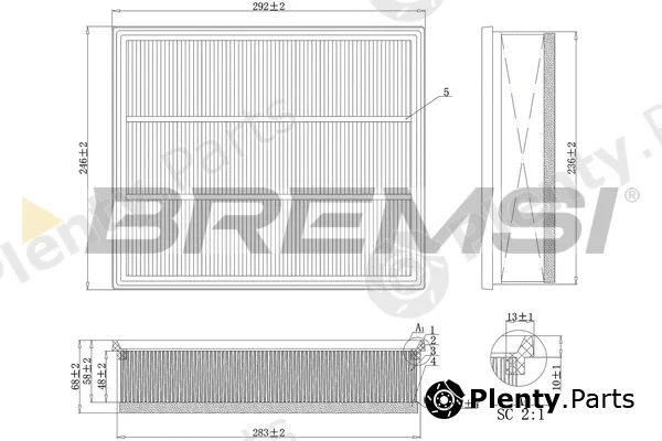Bremsi FA1108 — Air Filter