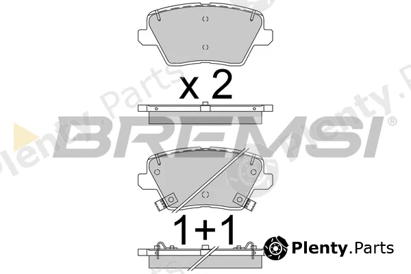 Bremsi BP3799 — Brake Pad Set, disc brake