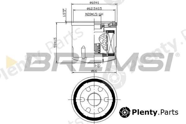 Bremsi FL0028 — Oil Filter