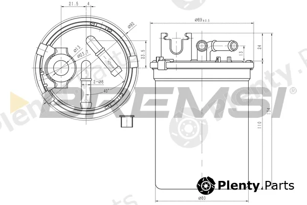 Bremsi FE0780 — Fuel Filter