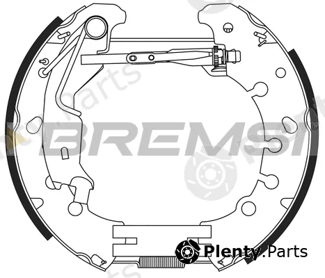 Bremsi GK0381 — Brake Shoe Set