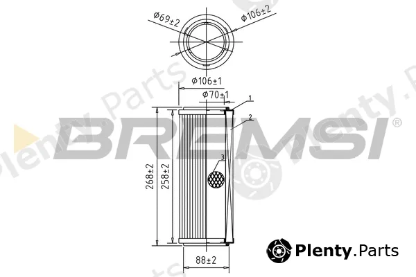Bremsi FA0583 — Air Filter