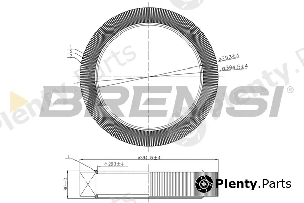 Bremsi FA2258 — Air Filter